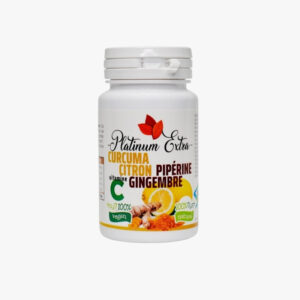 PLATINUM EXTRA vitamine c curcuma gingembre formulé en Italie