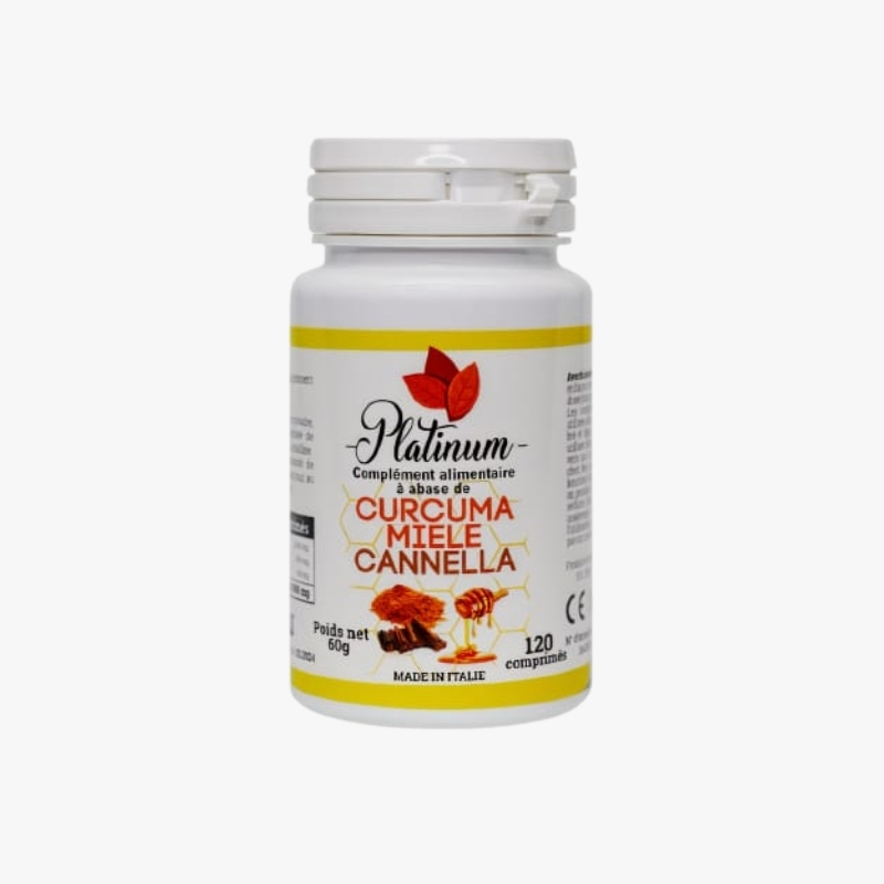 platinum-recette-dor-curcuma-miel-cannelle PLATINUM Recette d’Or curcuma miel cannelle formulé en Italie